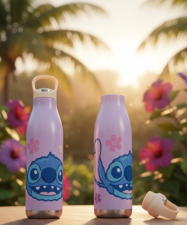 BOTELLA TE RMICA DISNEY STITCH 750 ML COLOR LILA - 2