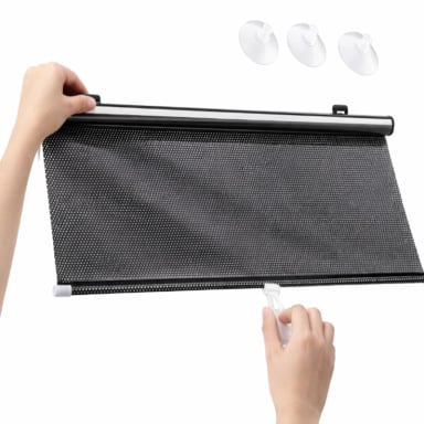 CORTINA RETRACTIL PARASOL PARABRISAS  AUTOS MULTIUSO45X125CM - 2