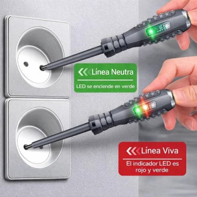 PROBADOR DE CORRIENTE TESTER PANTA MAGNETICA X2 - 5