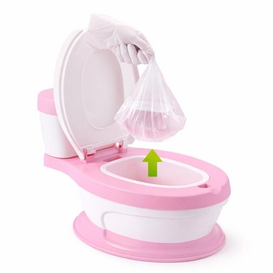PELELA INFANTIL TIPO WC ENTRENAMIENTO BAÑO - ROSA - 3
