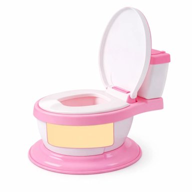 PELELA INFANTIL TIPO WC ENTRENAMIENTO BAÑO - ROSA - 4
