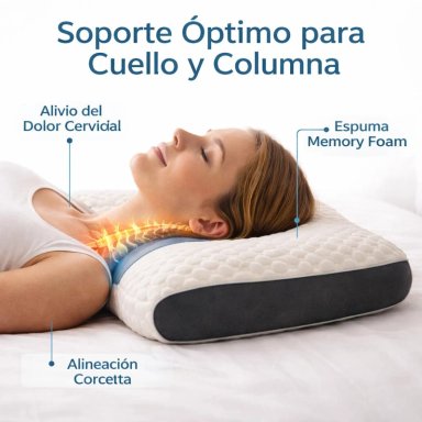 ALMOHADA CERVICAL ORTOPE DICA MEMORY FOAM ERGONOMICA - 3