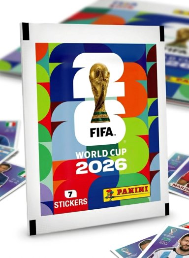 PACK 10 SOBRES PANINI MUNDIAL 2026 STICKERS ORIGINAL - 6