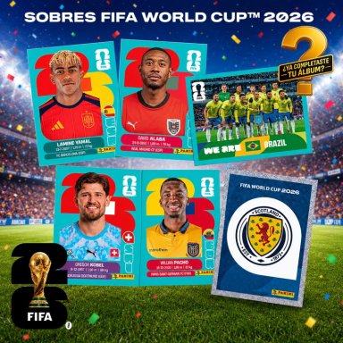 Pack 5 Sobres  MUNDIAL FIFA 2026 Panini Original 35 Láminas - 4