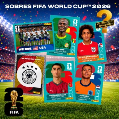 Pack 5 Sobres  MUNDIAL FIFA 2026 Panini Original 35 Láminas - 6