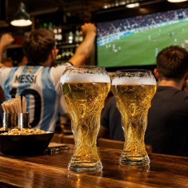 PACK 2 VASOS CERVECEROS COPA DEL MUNDO 450ML PREMIUM - 4