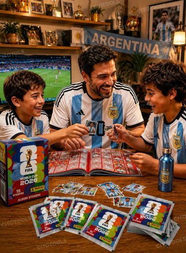 PACK 15 SOBRES PANINI MUNDIAL 2026 105 LAMINAS ORIGINALES - 2