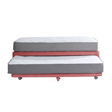 CAMA NIDO ZEN BEST TELA PALO ROSA 1 1/2 PZA - 1