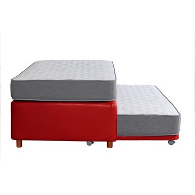 CAMA NIDO ZEN BEST PU ROJO 1 1/2 PZA - 3