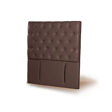 RESPALDO LATAM HOME FLORENCIA 1.5 PLAZAS MADERA PU CHOCOLATE - 2