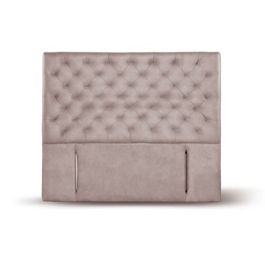 RESPALDO LATAM HOME BRESCIA 2 PLAZAS MADERA CUERO GRIS - 1