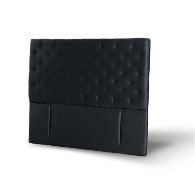 RESPALDO LATAM HOME BRESCIA KING MADERA TELA NEGRO - 2