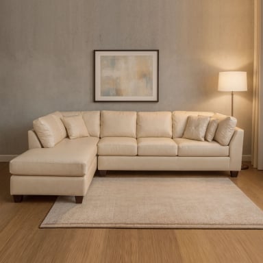 SOFÁ SECCIONAL LATAM HOME PADUA IZQUIERDO 5 CUERPOS BEIGE GRANO - 1