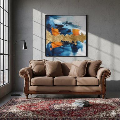 SOFA LATAM HOME RIMINI 3 CUERPOS BEIGE TELA VELVET - 1