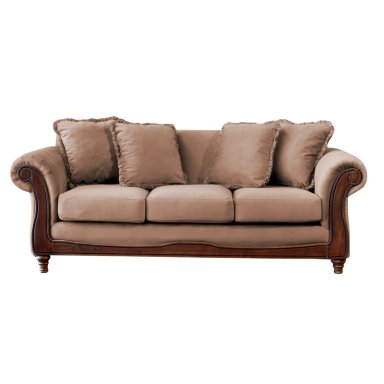 SOFA LATAM HOME RIMINI 3 CUERPOS BEIGE TELA VELVET - 6