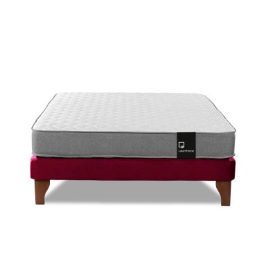 CAMA LATAM HOME ZEN BEST FULL TELA VELVET BURDEO - 1