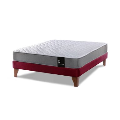 CAMA LATAM HOME ZEN BEST FULL TELA VELVET BURDEO - 2