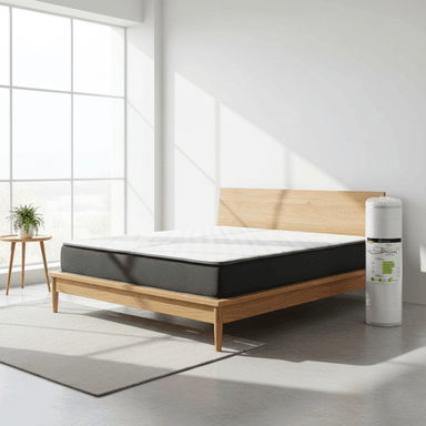 COLCHÓN LATAM HOME ZEN ROLLER 2 PLAZAS FOAM SOFT 150 X 200 X 20 CM - 1