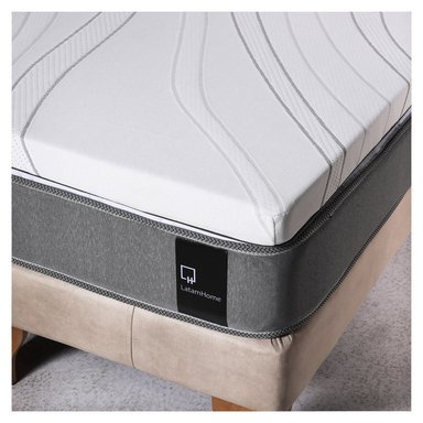 TOPPER LATAM HOME BLANCO LISO ZEN VISCO 1 PLAZA 90X190X7 CM - 4