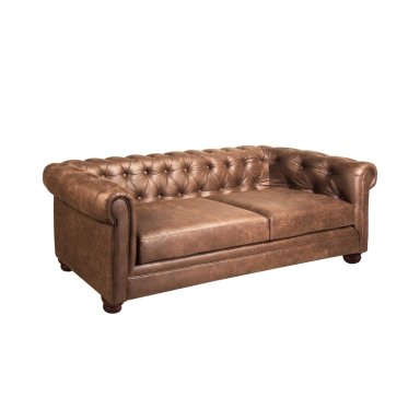 SOFÁ LATAM HOME FLORENCIA 3 CUERPOS CUERO CARAMELO COLORADO - 2