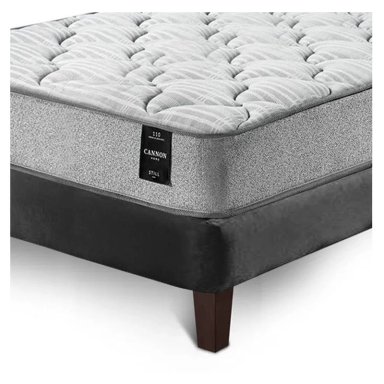 COMBO CAMA CANNON 1,5 PLAZA TEXTIL + RESPALDO TELA NEGRO - 3