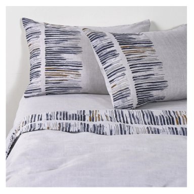 COMBO CAMA CANNON 2 PLAZAS+2 ALMOHADAS+SABANAS+RESPALDO TELA GRIS - 7
