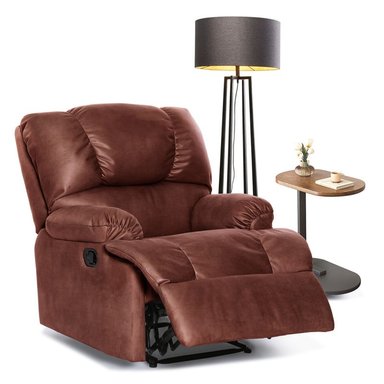 BERGERE LATAM HOME PERUGIA CUERO CAFE 1 CUERPO KENTUCKY MORO - 1