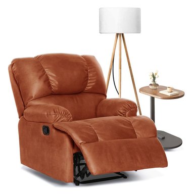 BERGERE LATAM HOME PERUGIA CUERO CAFÉ CLARO 1 CUERPO KENTUCKY - 1