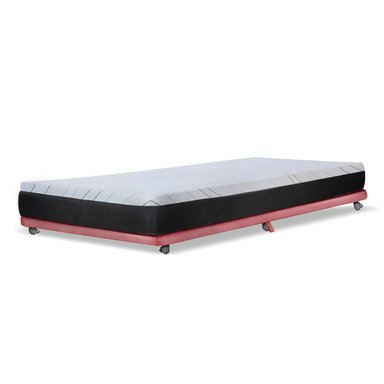 BASE CAMA NIDO 1 PZA 190 CM + COLCHON ZEN PRO TELA PALO ROSA - 1