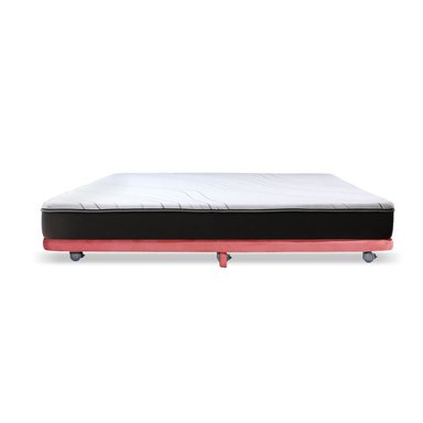 BASE CAMA NIDO 1 PZA 190 CM + COLCHON ZEN PRO TELA PALO ROSA - 2