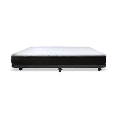 BASE CAMA NIDO 1 PZA 190 CM + COLCHON ZEN PRO TELA NEGRO - 2
