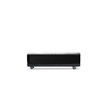 BASE CAMA NIDO 1 PZA 190 CM + COLCHON ZEN PRO TELA NEGRO - 4