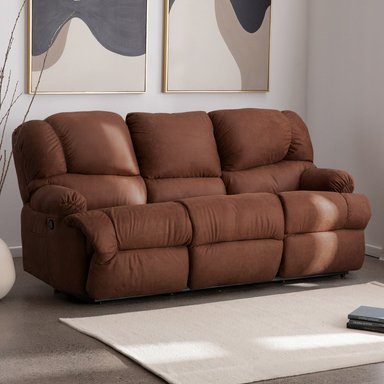 BERGERE PERUGIA RECLINABLE 3 CUERPOS CUERO KENTUCKY - 2