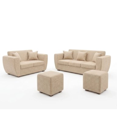 LIVING KANSAS 3.2+ 2 POUF FELPA - 2