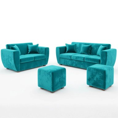 LIVING KANSAS 3.2+ 2 POUF FELPA - 2