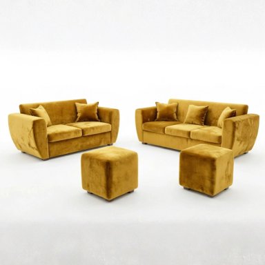 LIVING KANSAS 3.2+ 2 POUF FELPA - 2