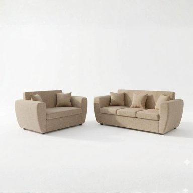 LIVING KANSAS 3.2+ 2 POUF FELPA - 3