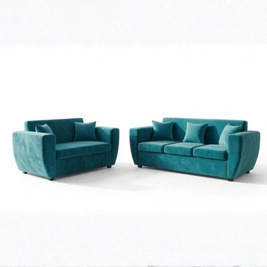 LIVING KANSAS 3.2+ 2 POUF FELPA - 3