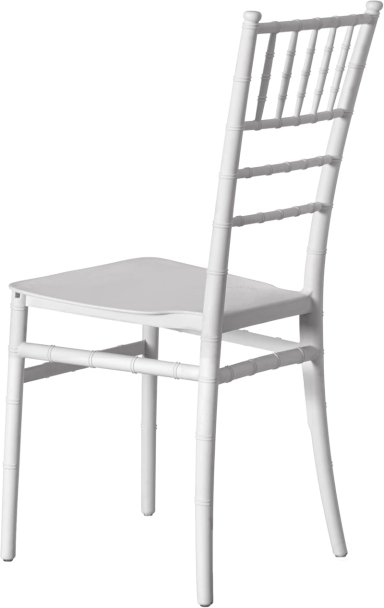 PACK 4 SILLAS CHIAVARI APILABLE PARA COMEDOR TERRAZA EVENTOS EN COLOR BLANCOS - 3