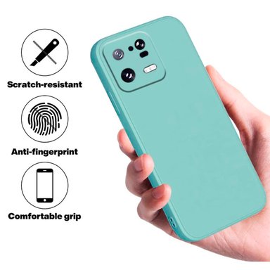CARCASA JOIGO FUNDA XIAOMI 13 PRO GOMA TURQUESA - 2