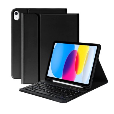 FUNDA CON TECLADO JOIGO PARA IPAD AIR 13 M2 2024 NEGRO - 1