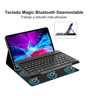FUNDA CON TECLADO JOIGO PARA IPAD AIR 13 M2 2024 NEGRO - 6