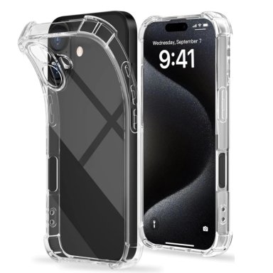 CARCASA IPHONE 16 JOIGO ANTIGOLPES TRANSPARENTE - 1