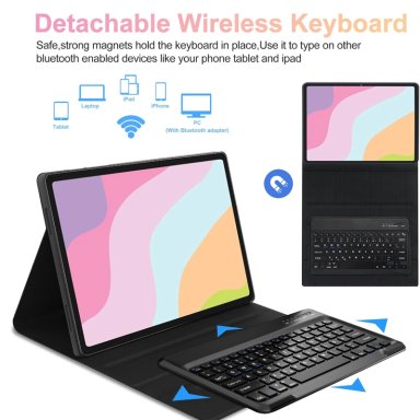 FUNDA CON TECLADO JOIGO EN ESPAÑOL PARA SAMSUNG S9 ULTRA BK - 3