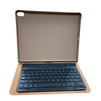 FUNDA CON TECLADO ESPAÑOL PARA IPAD AIR 13 M2 2024 DORADO - 4