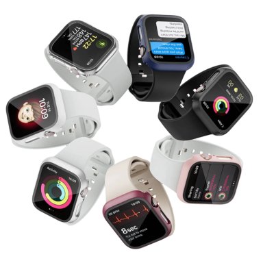 CARCASA PROTECTOR CON LAMINA COMPATIBLE CON APPLE WATCH 49MM TRANSAPARENTE - 2