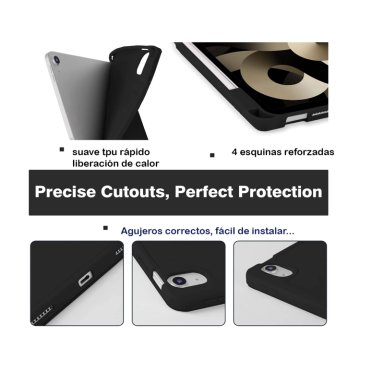 FUNDA SMART COVER PARA IPAD AIR 11 M3 2025 NEGRO - 5