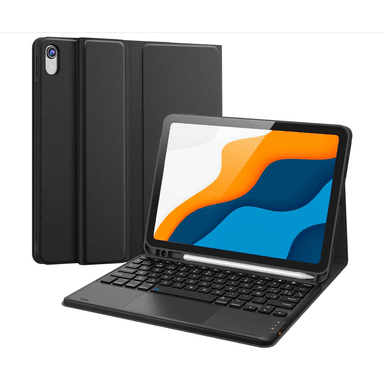 FUNDA CON TECLADO ESPAÑOL TOUCHPAD PARA IPAD AIR 11 M3 2025 NEGRO - 1