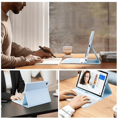FUNDA CON TECLADO ESPAÑOL TOUCHPAD PARA IPAD AIR 11 M3 2025 NEGRO - 5