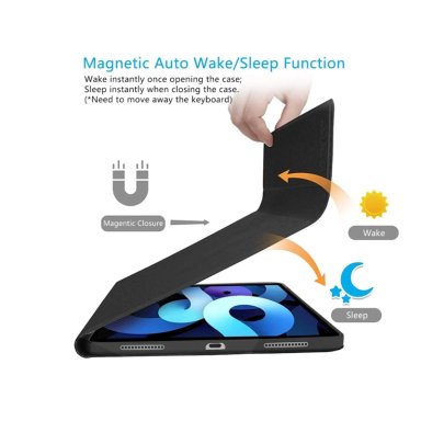 FUNDA CON TECLADO ESPAÑOL TOUCHPAD PARA IPAD AIR 11 6TA M2 2025 NEGRO - 4
